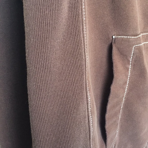 J Crew Hooded Zipper Light Jacket Brown Size Youth Large - Picture 3 of 4